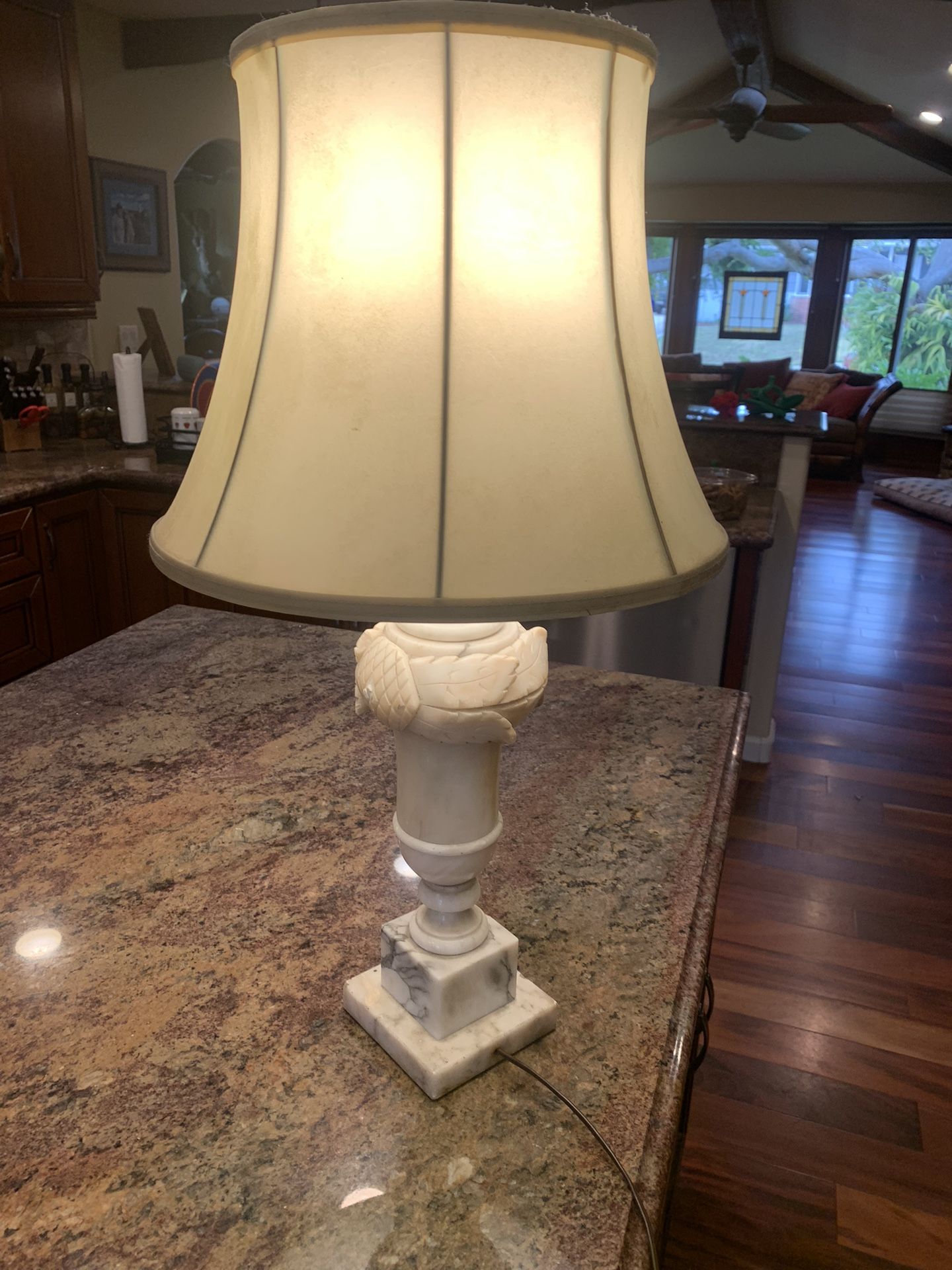 Vintage Alabaster Lamp