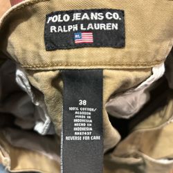 Vintige Polo Jeans khaki cargo shorts