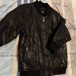 Mayoral Boys Leather Jacket Size 2t
