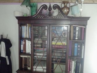 Antique secretary cabinet