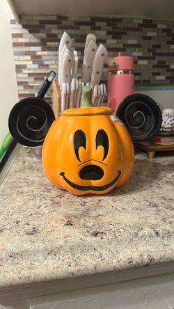 Mickey Mouse Pumpkin Cookie Jar