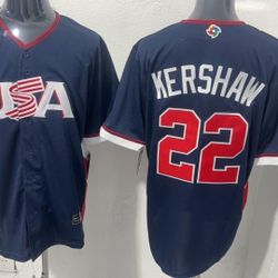 Los Angeles Dodgers #22 Clayton Kershaw Jersey - Stitched - All Sizes (SHIPPING ONLY)