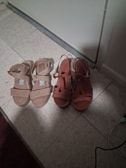 2 pares de sapatos de mujer size #8