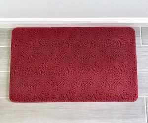 Red Padded Kitchen Mat
