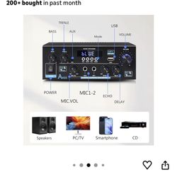 AK-55 Stereo Amplifier/karaoke And More