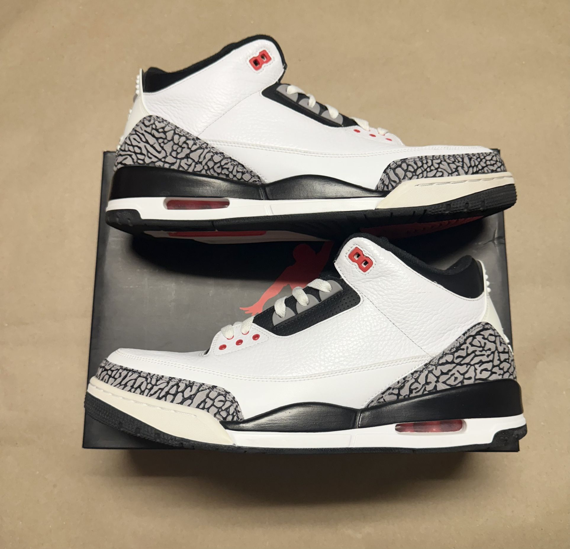 Nike Air Jordan 3 III Retro Infrared 23 size 14 Basketball shoes Rare!
