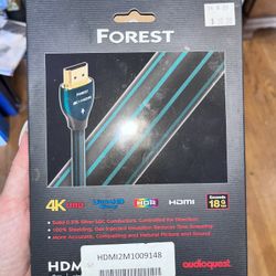 AudioQuest Forest 2 Meter High-Speed 4KUHD HDMI Cable with Ethernet