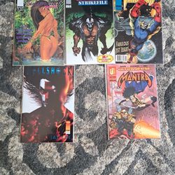 5 Number One Comics, 4 Image Comics And 1 Ultraverse Comic