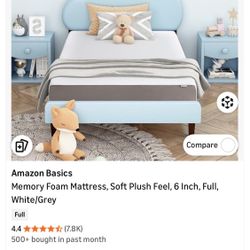Amazon Basics Foam Mattress (Full size 6” height model) - Two available for $50 each
