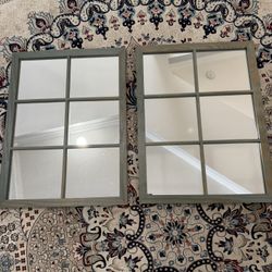 Two Identical Wall Mirrors For Decoration (32.5/24.5)