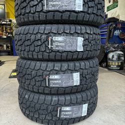 (4) - 275/60/20 CrossMax AT-1 Tires