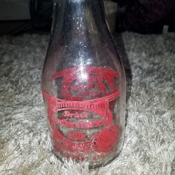 Beautiful milk bottle