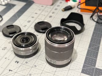 Sony E-Mount Lenses Bundle / 16mm & 18-55mm