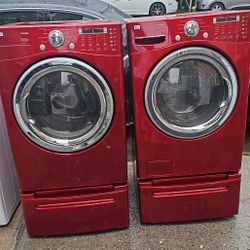 Washing Machine And Gas Dryer