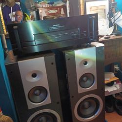 J b l Speakers ONKYO power Amplifier