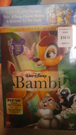 Disney Bambi 2 disc dvd