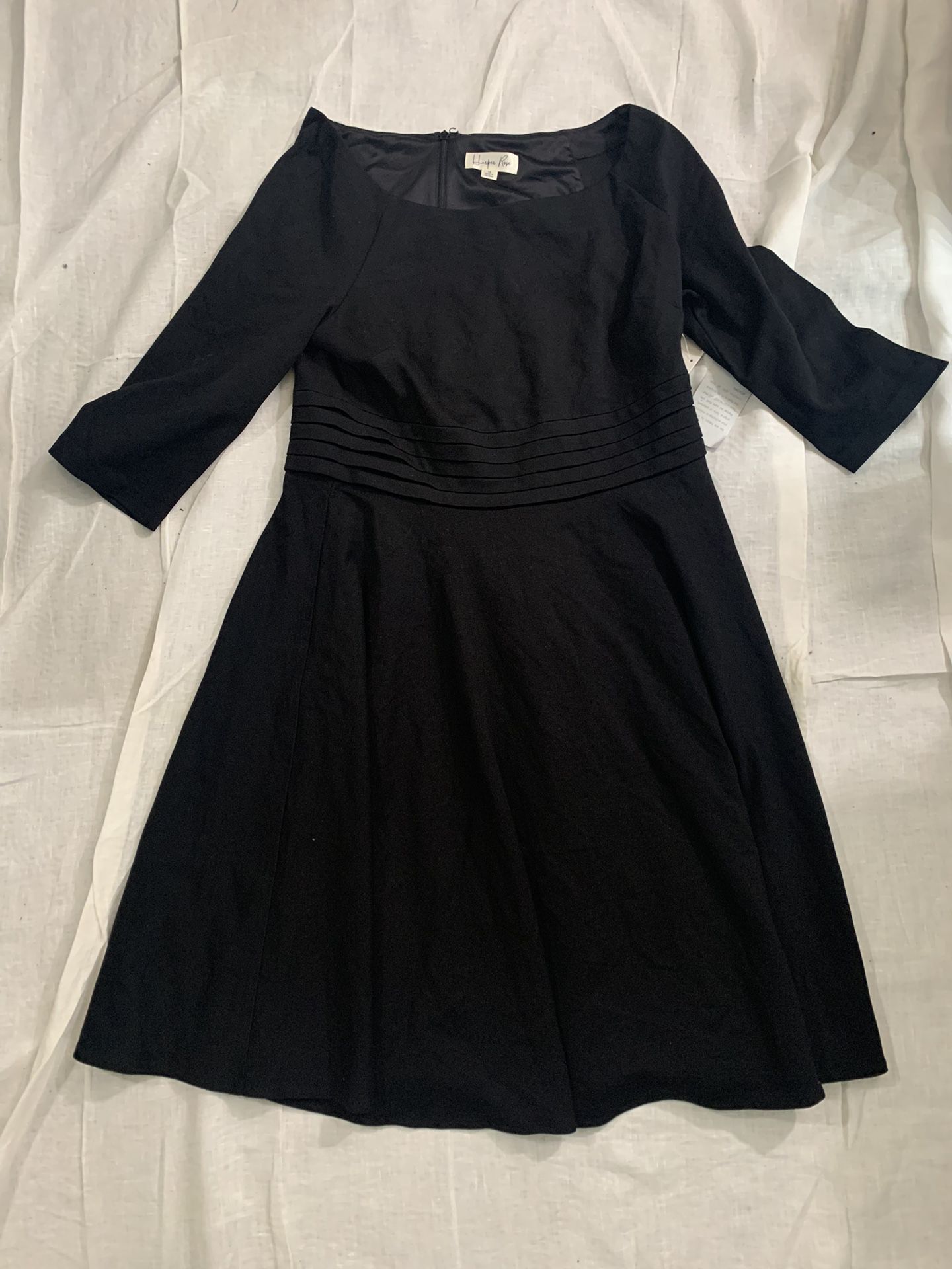 HARPER ROSE Women Black Dress Size 16  New