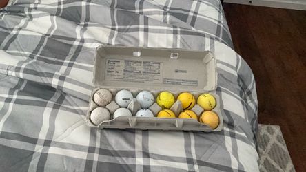 Used Golf Balls Mixed Lot of 12