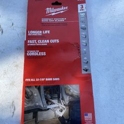 Milwaukee 32-7/8 in. 18 TPI Compact Bi-Metal Band Saw Blade (2-Pack) For M18 FUEL Compact Bandsaw/Corded