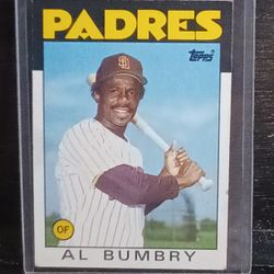 1986 Topps San Diego Padres Al  Bumbry.