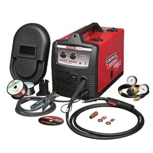 Lincoln Electric Easy MIG 140 Flux-Cored/MIG Welder - Transformer, 115V, 30-140 Amp Output, ModelK2697-1