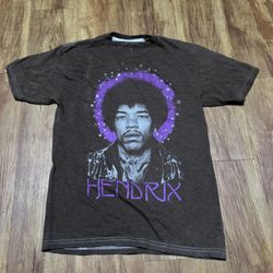 Jimmy Hendrix Ripple Junction Purple Haze Brown Graphic T-Shirt adult Size Small