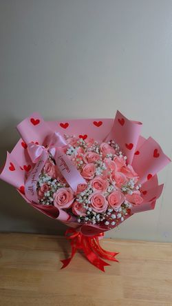 Will You Be My Valentine Theme Bouquet