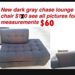 Great Pet Couch New dark gray chase lounge chair can use for your pets bed keep them off your couch $60  see all pictures