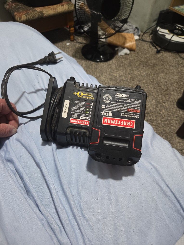 Craftsmanship 20v Battery And Battery Charger