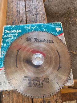 Makita 14"  100 tooth carbide tipped blade for non-ferrous metals