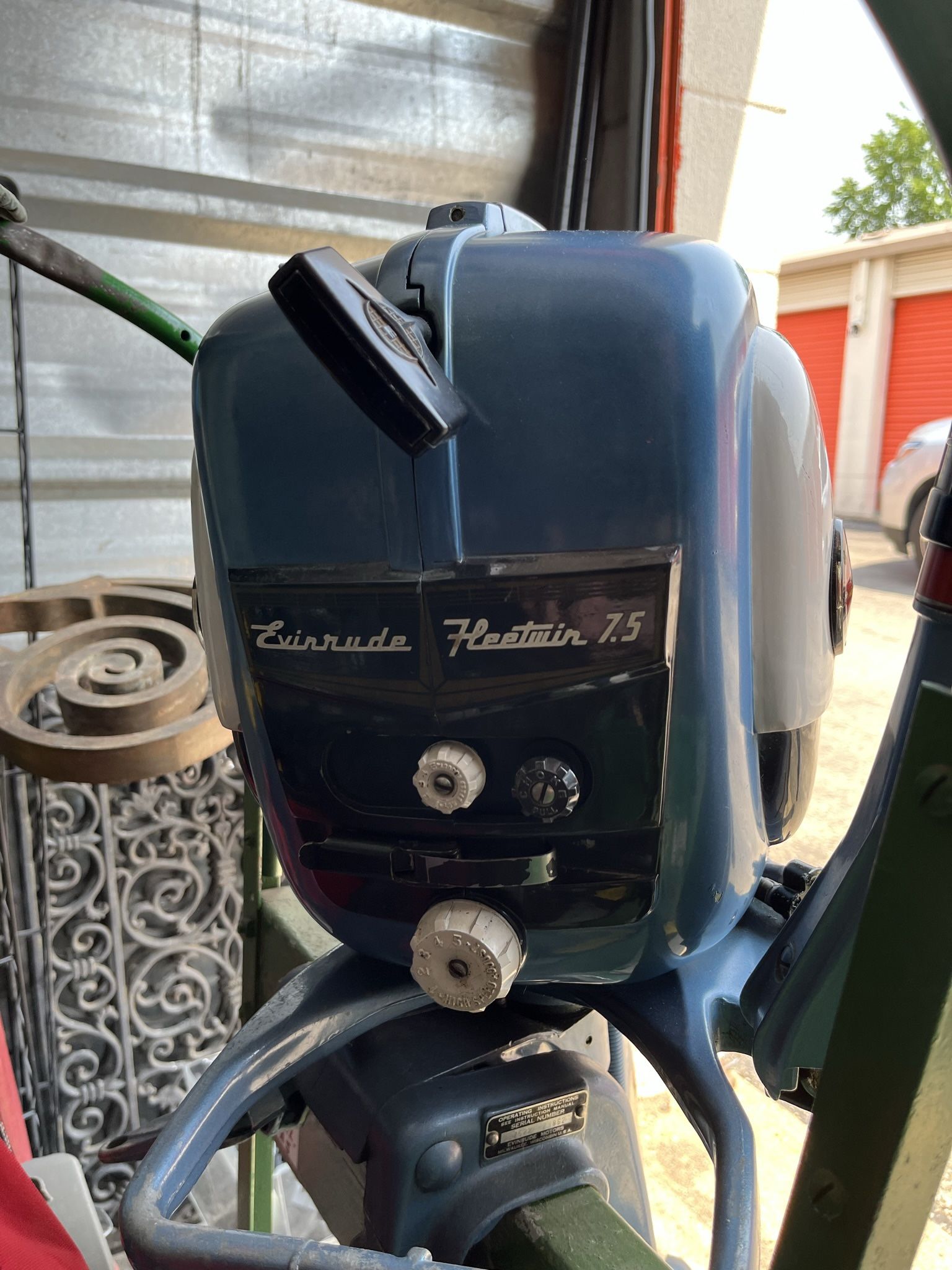 Evinrude fleet twin outboard motor 7 5 hp for sale in oakbrook terrace