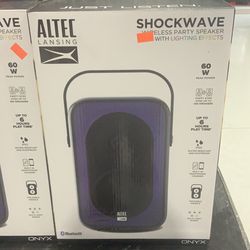 ALTEC Lansing shockwave wireless party speaker $69.99