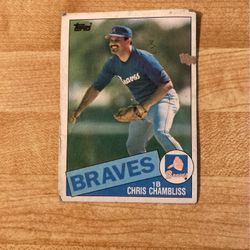 Chris Chambliss Baseball Card