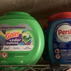 Gain, Persil Detergents $10 Each 