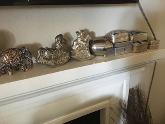 Silver Pigie Banks Vintage 