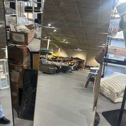 M-Arched Mirror Full Length, Upgraded 21"x64" Body Wall Mirrors with Shatter-Proof Glass, Floor Standing, Hanging or Leaning, Large Tall Arch Mirror w