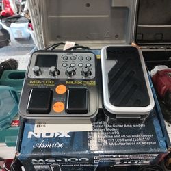 Nux Mg-100 Modelling Guitar Processor Pedal