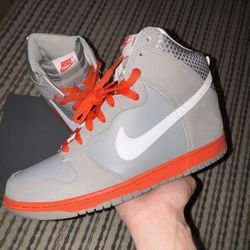 Nike Dunk High Charcoal/ Orange Pigeon Staple 