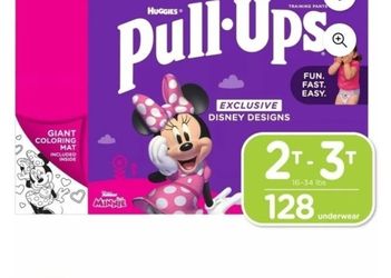 (NEW) GIRL PULL-UPS 128ct Diapers