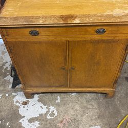 SALE—-Vintage Sideboard  $35