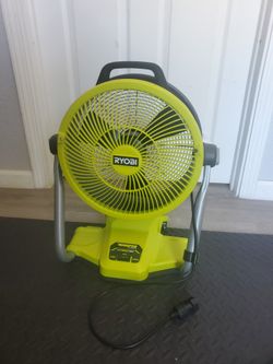 Ryobi Whisper Series Hybrid  water misting 18V Fan ( Tool Only)