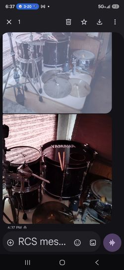 Yamaha drum set