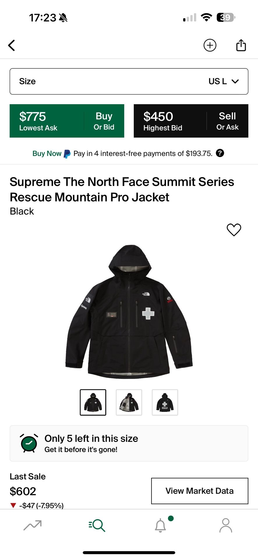 Supreme TNF summit Mountain Jacket