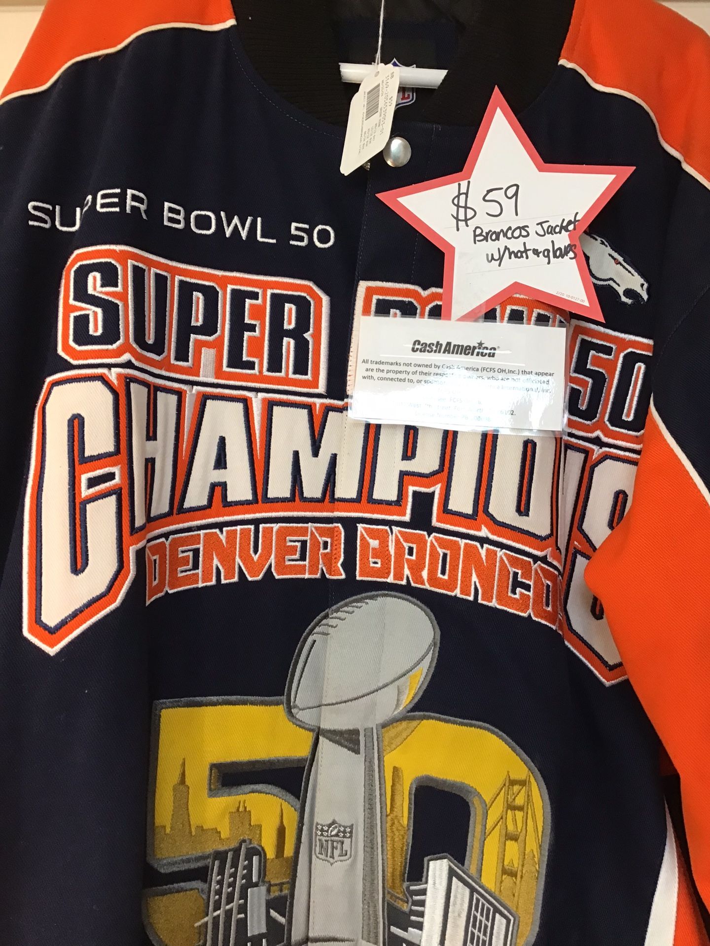 Denver Broncos Super Bowl 50 Team Jacket