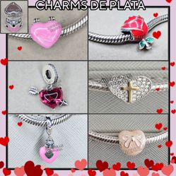 Valentine's Day Charms Silver S925 