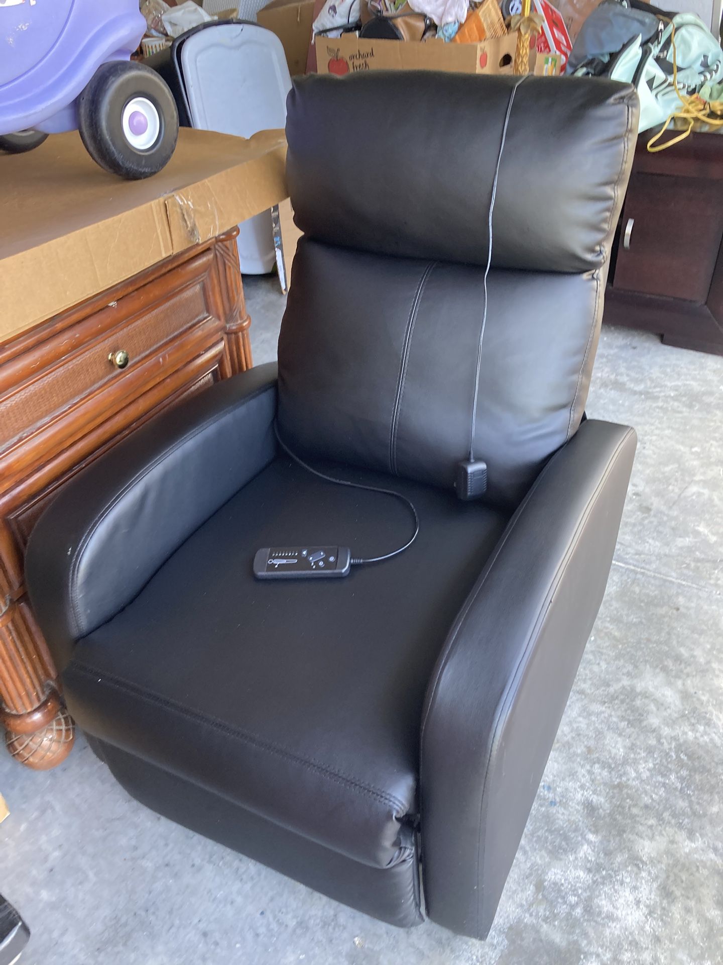 Leather Massager With Recliner For $100