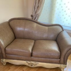 Leather Two Person Couch