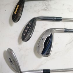 4 Golf Clubs Irons Wedges Etc.