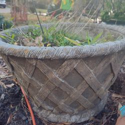 Macetero higante PARA SU JARDIN DE PURO CEMENTO PESADO SOLO 70$ concrete garden decor planter