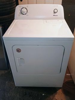 Amana white crisp dryer